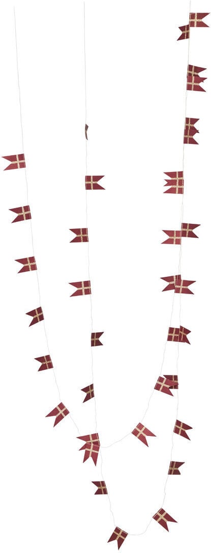 Flags Girlande 500 cm, rot