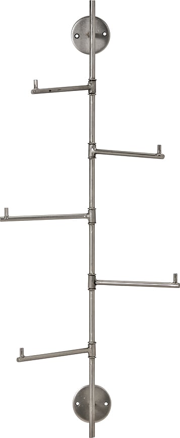 Flex Stenski obešalnik, srebrn