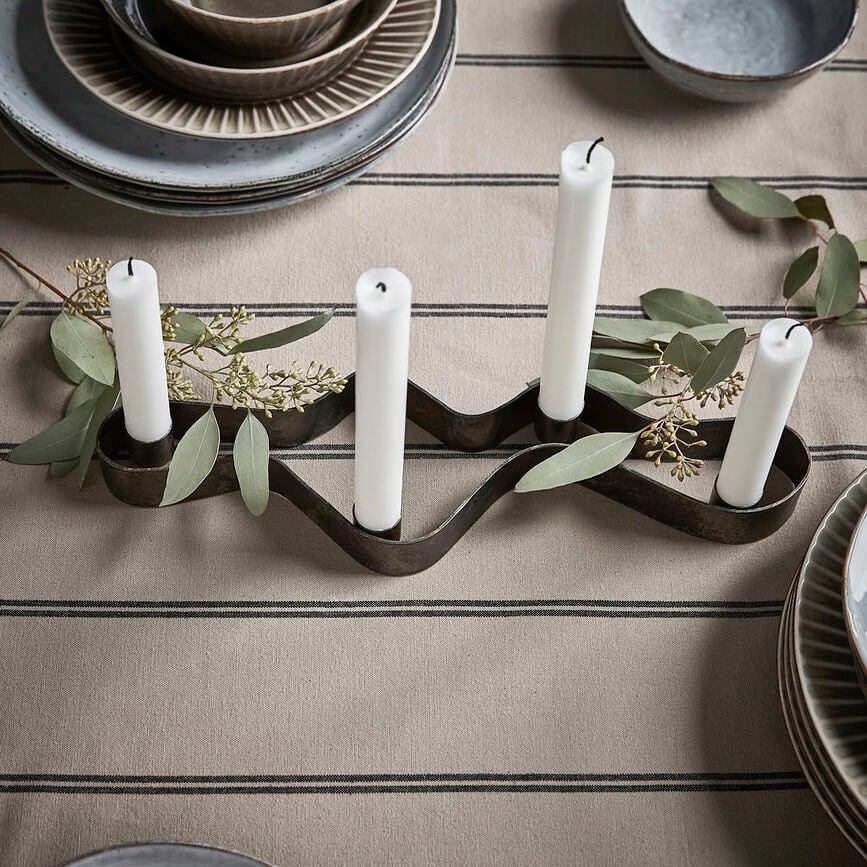 Flood Svijećnjak antikni brončani