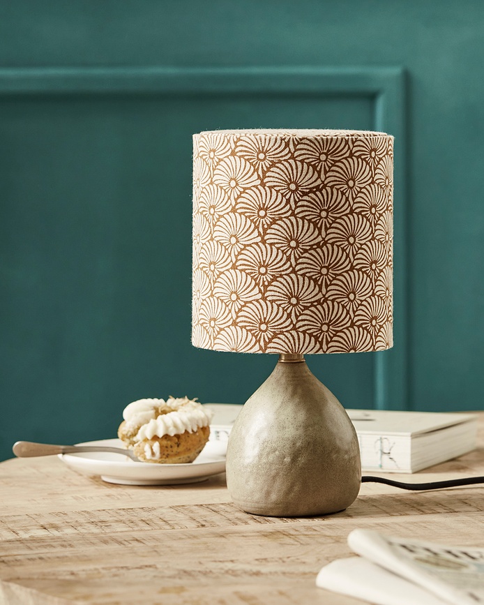 Flores Lampe de Table, blanche et noire