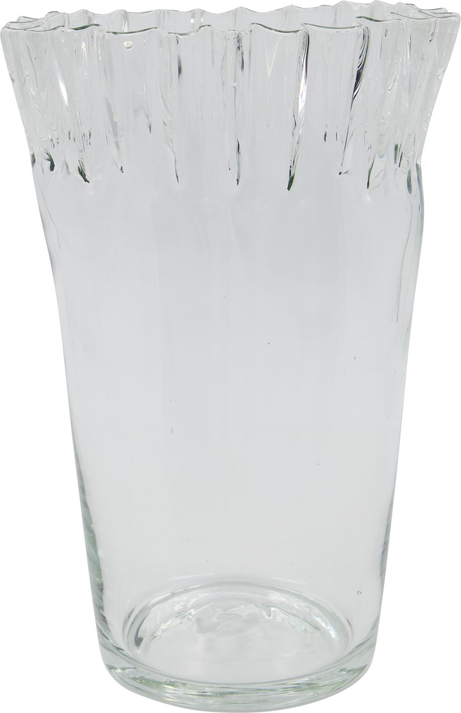 Fold Vase 28 cm transparent