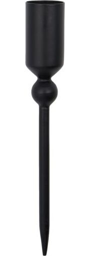 Folk Klassischer Kerzenhalter 15 cm schwarz