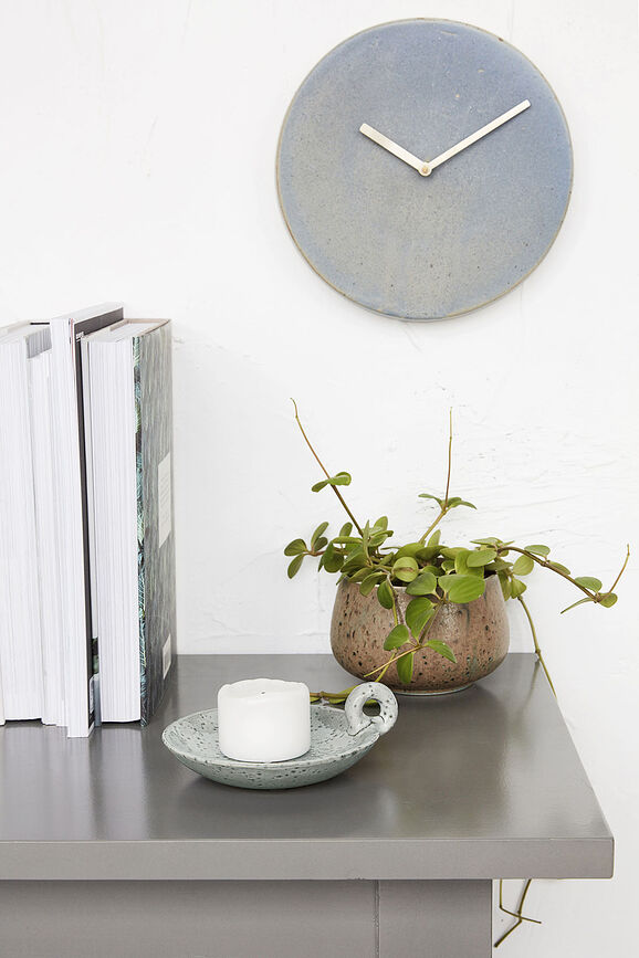 Freja Bougeoir 8 cm, bleu clair