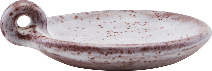 Freja Svijećnjak 8 cm sivo-crveni