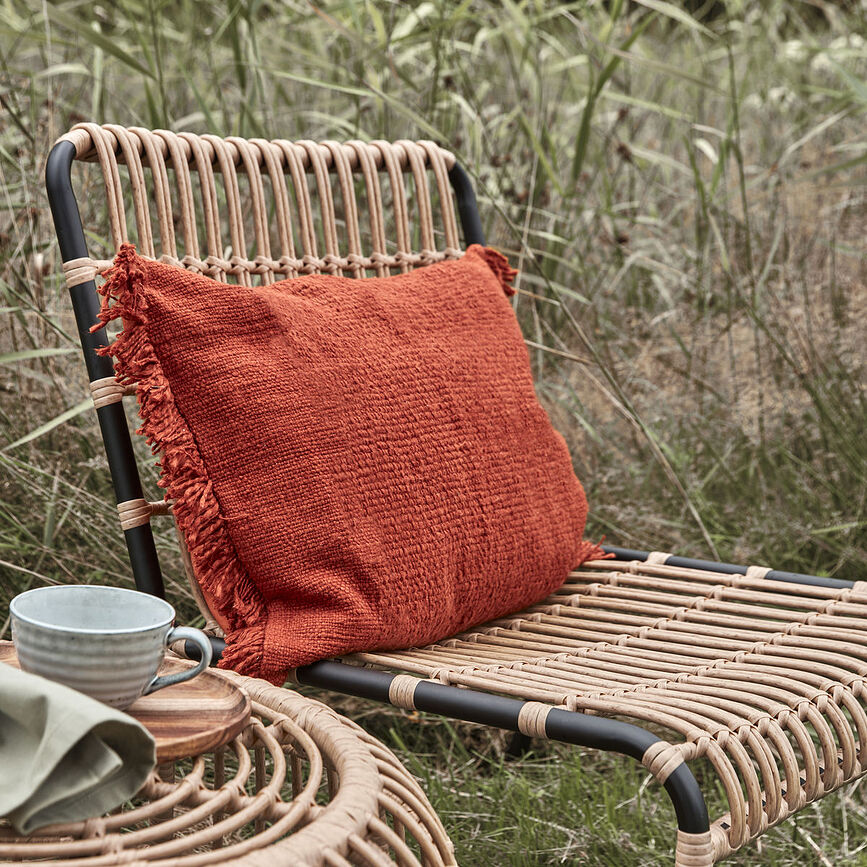 Frig Housse de Coussin 40 x 60 cm, rouge