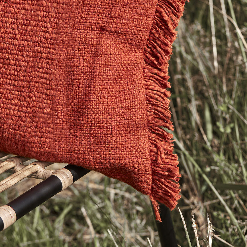 Frig Housse de Coussin 40 x 60 cm, rouge