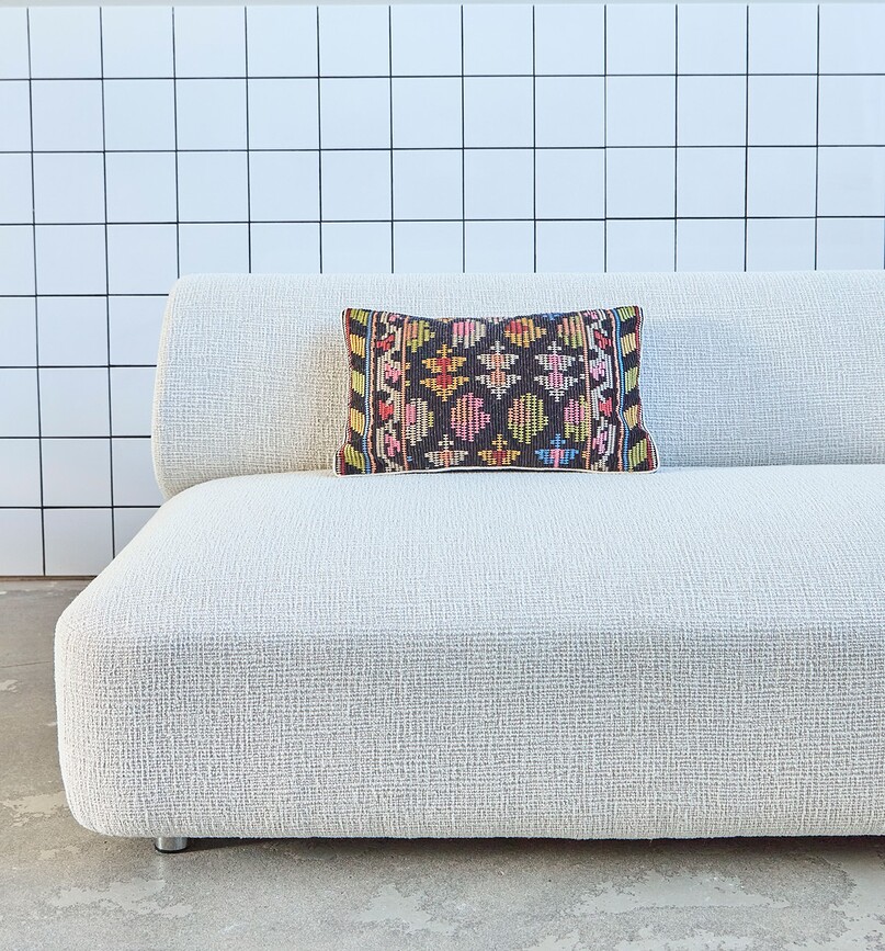 Funda de Cojín HDEtni, 50 x 30 cm, multicolor