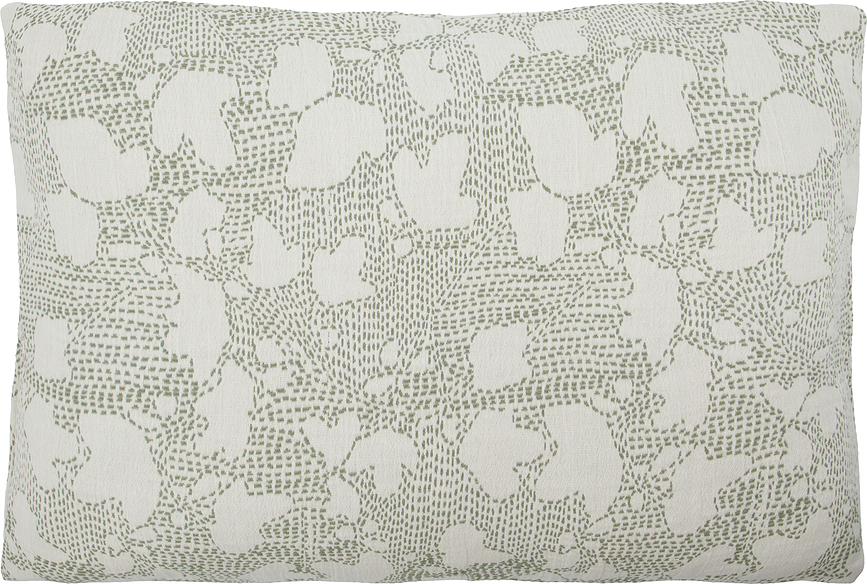 Funda de cojín HDMori, 40 x 60 cm, crema y caqui