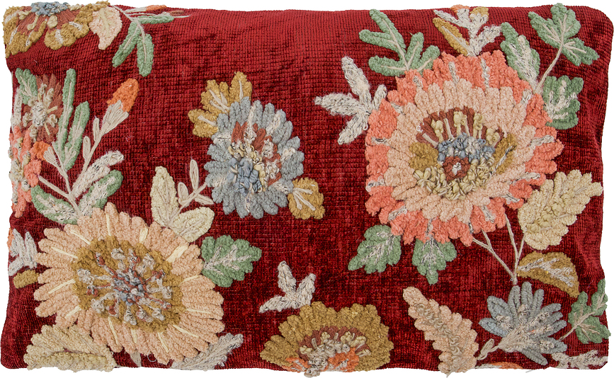 Funda de Cojín HDNica, 50 x 30 cm, roja