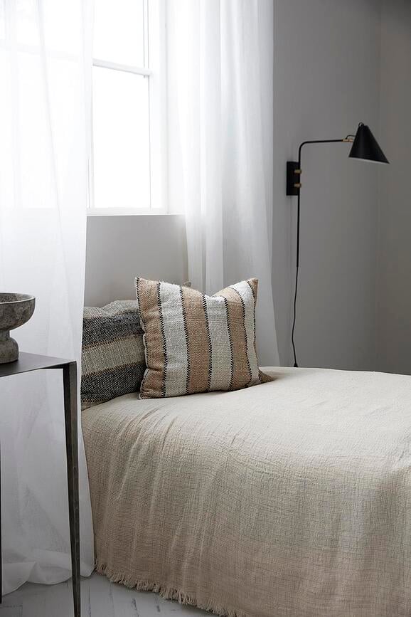 Funda de Cojín Linn, 50 x 50 cm, azul