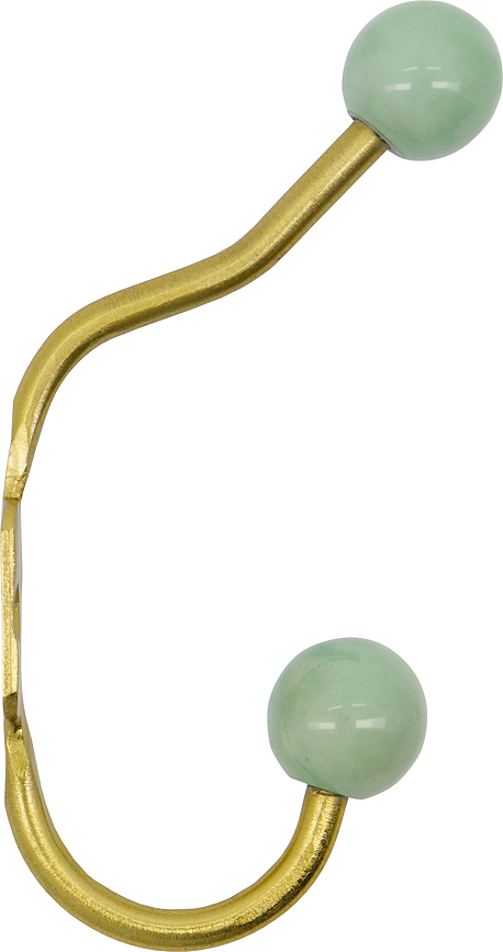 Ganchos de Pared Ball, 13 cm, verde azulado, 2 unidades