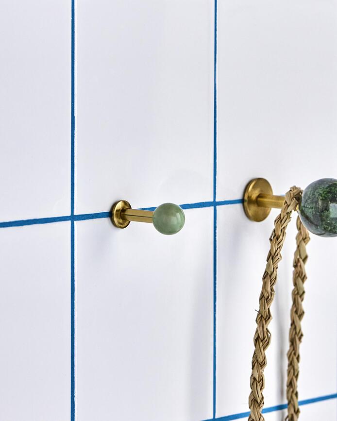 Ganchos de Pared Ball, 5 cm, rosa, Pack de 2 unidades