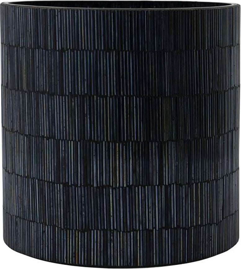 Gara fekete Tealight tartó 16 cm