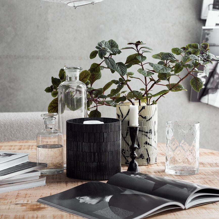 Gara Svijećnjak za lučice 10 cm crni