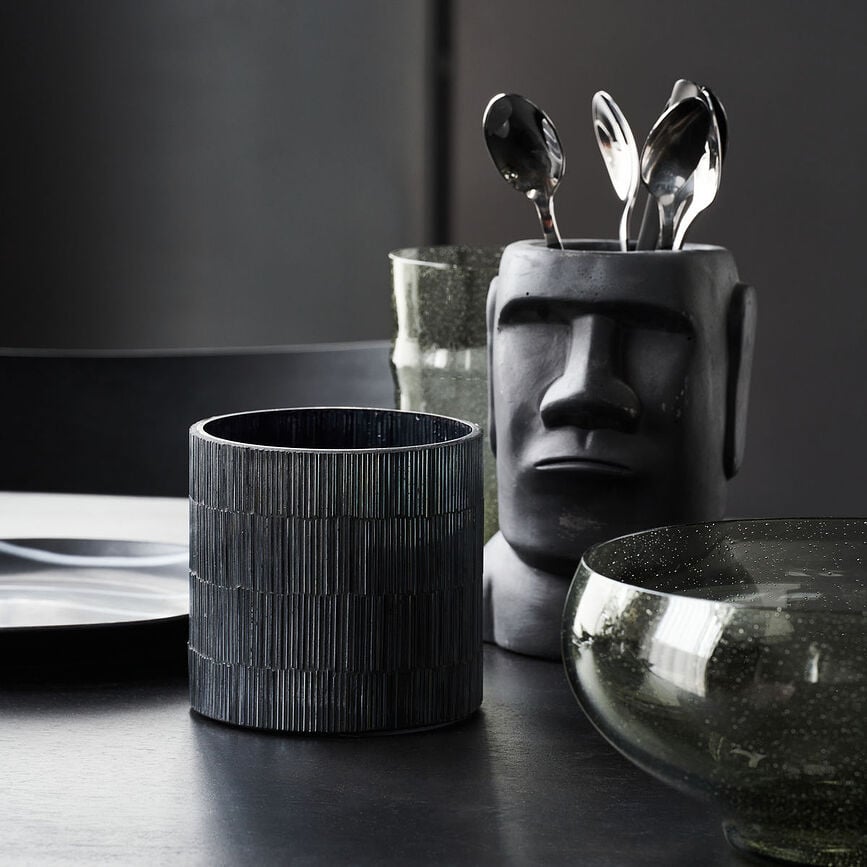 Gara Svijećnjak za lučice 10 cm crni