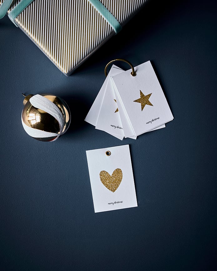 Glitr Etikete za Poklone 12 kom.