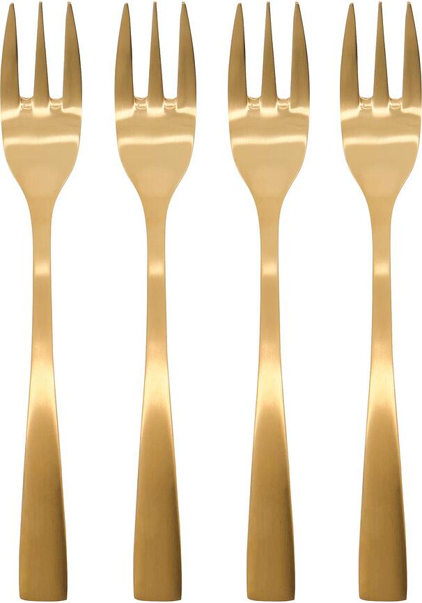 Golden Vilice za torto, zlate, 4 kosi