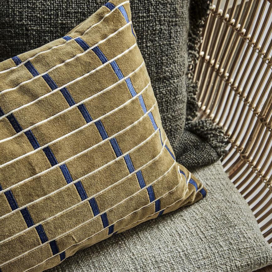 Gona Housse de Coussin 40 x 60 cm, ambre