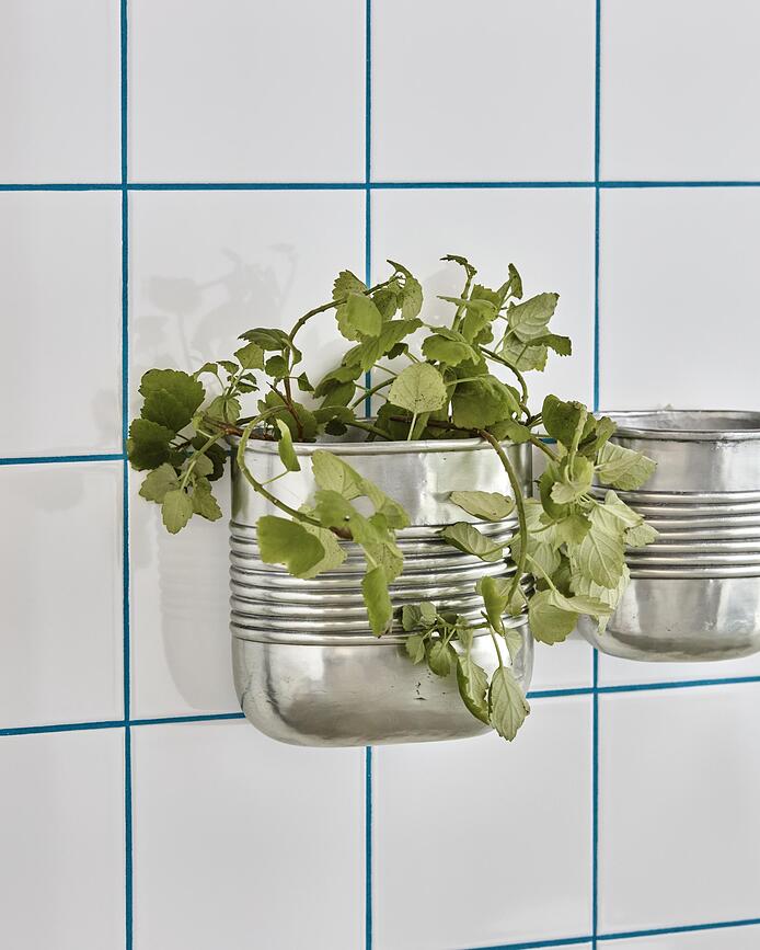 Groove Cache-pots muraux, Lot de 2