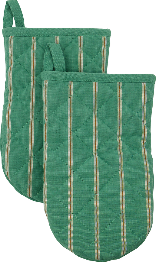 Guantes de cocina Chef, verdes, Pack de 2 unidades
