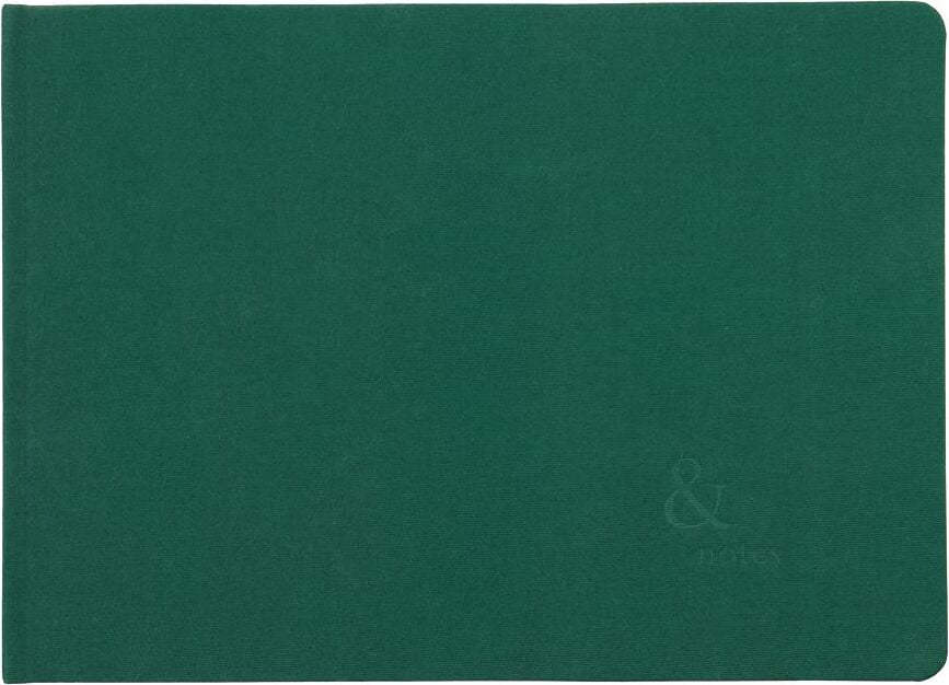 Guest Bilježnica A4 vodoravna tamnozelena