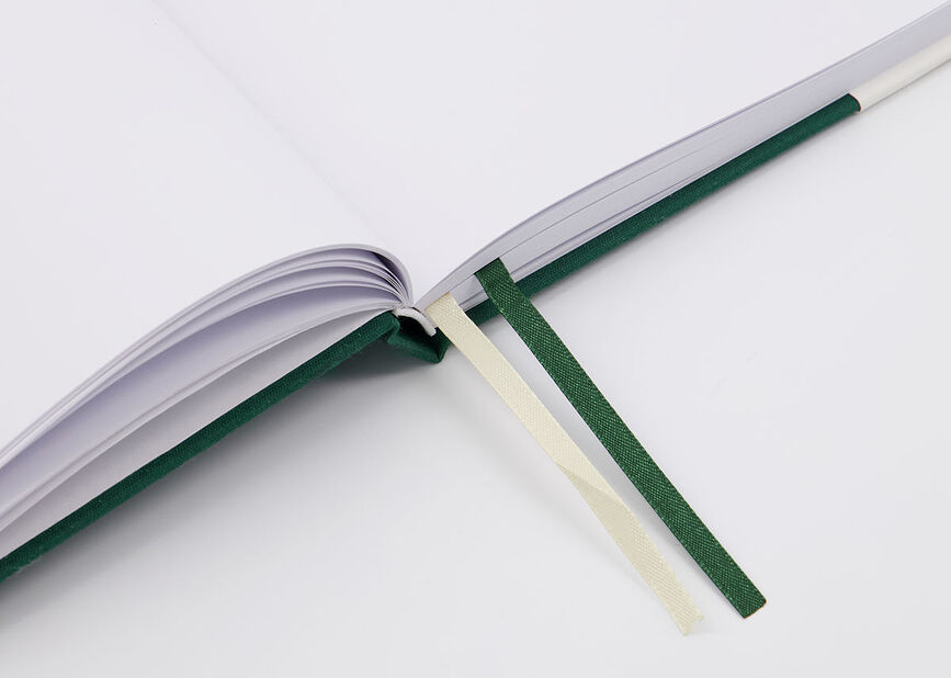 Guest Notes ležeči, A4, temno zelen