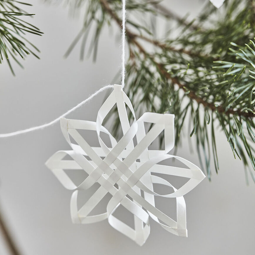 Guirnalda Brai, 200 cm, blanca