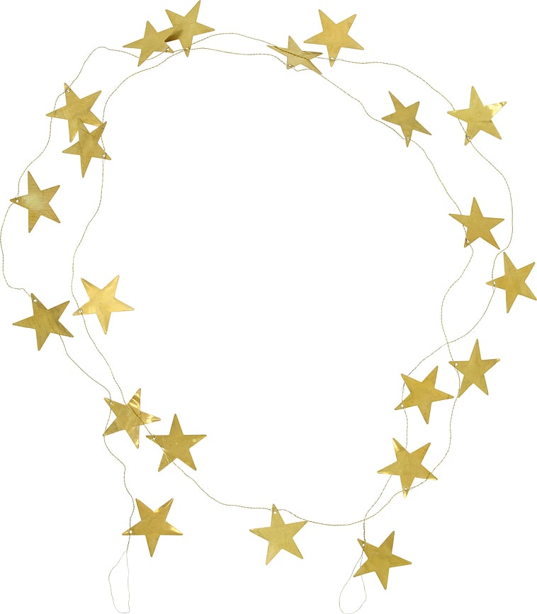 Guirnalda de latón HDStars, pequeña