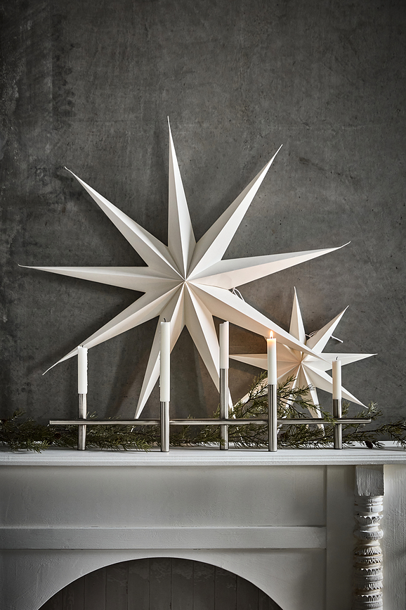 HD9 Point Αστέρι, χριστουγεννιάτικο, μεγάλο, λευκό