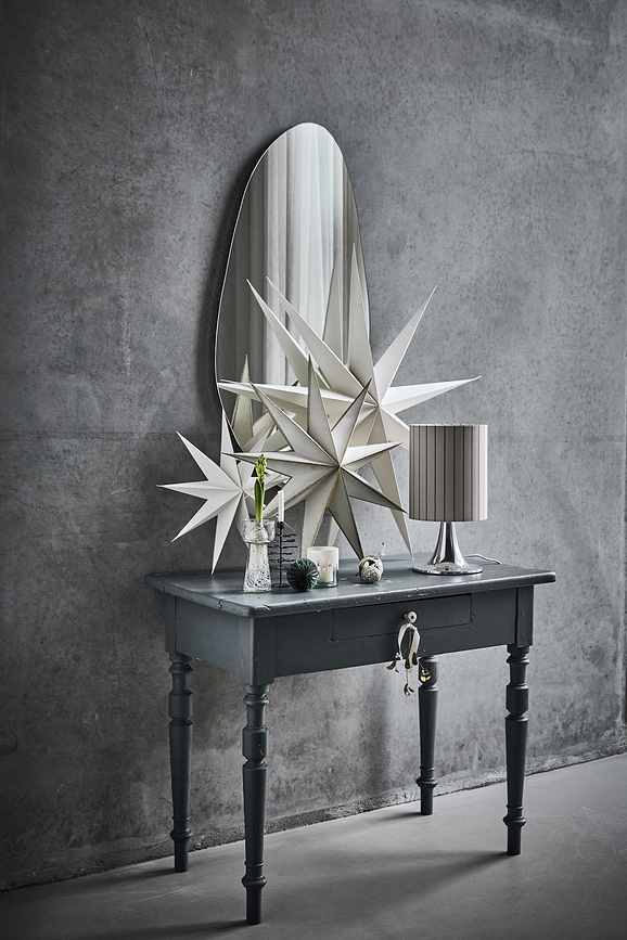 HD9 Point Božična dekoracija, zvezda L, bela