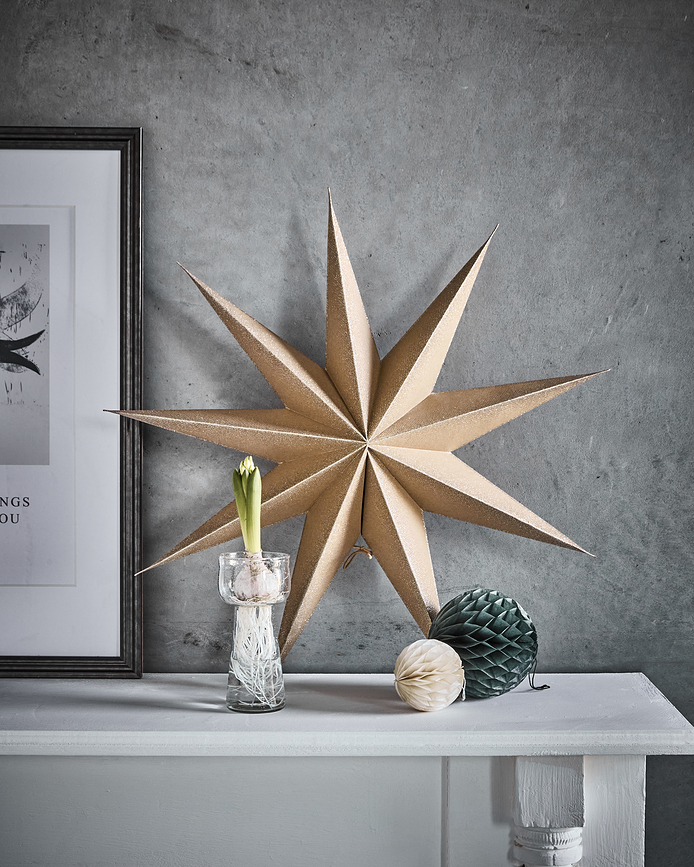 HD9 Point Χριστουγεννιάτικο Αστέρι, 36,5 cm, χρυσό