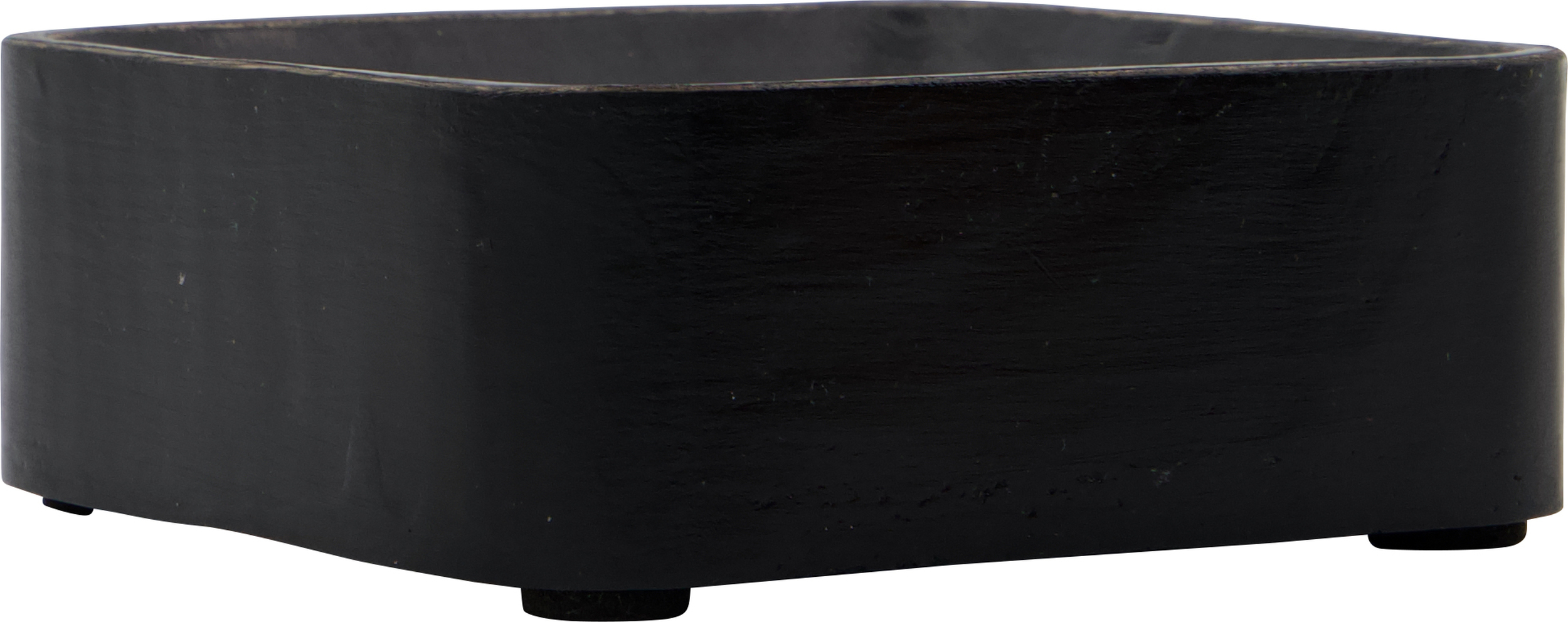 HDAlma Utensilienhalter quadratisch, 10 x 10 cm, schwarz
