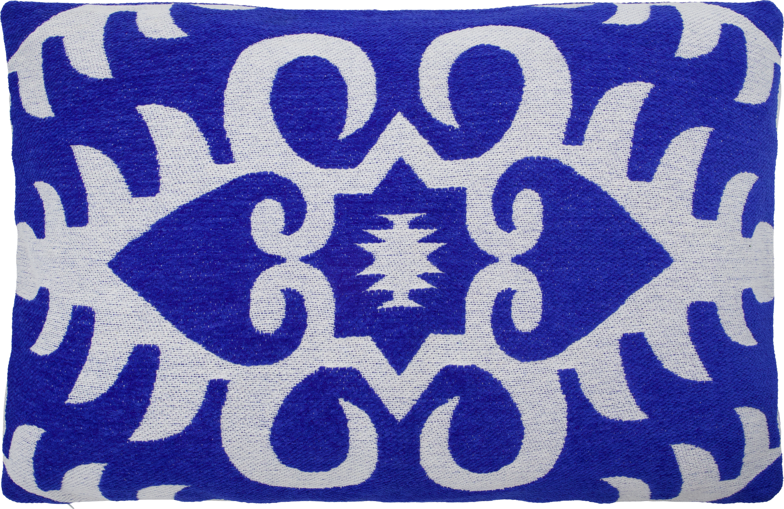 HDAmici Kissenbezug 40 x 60 cm, creme-blau