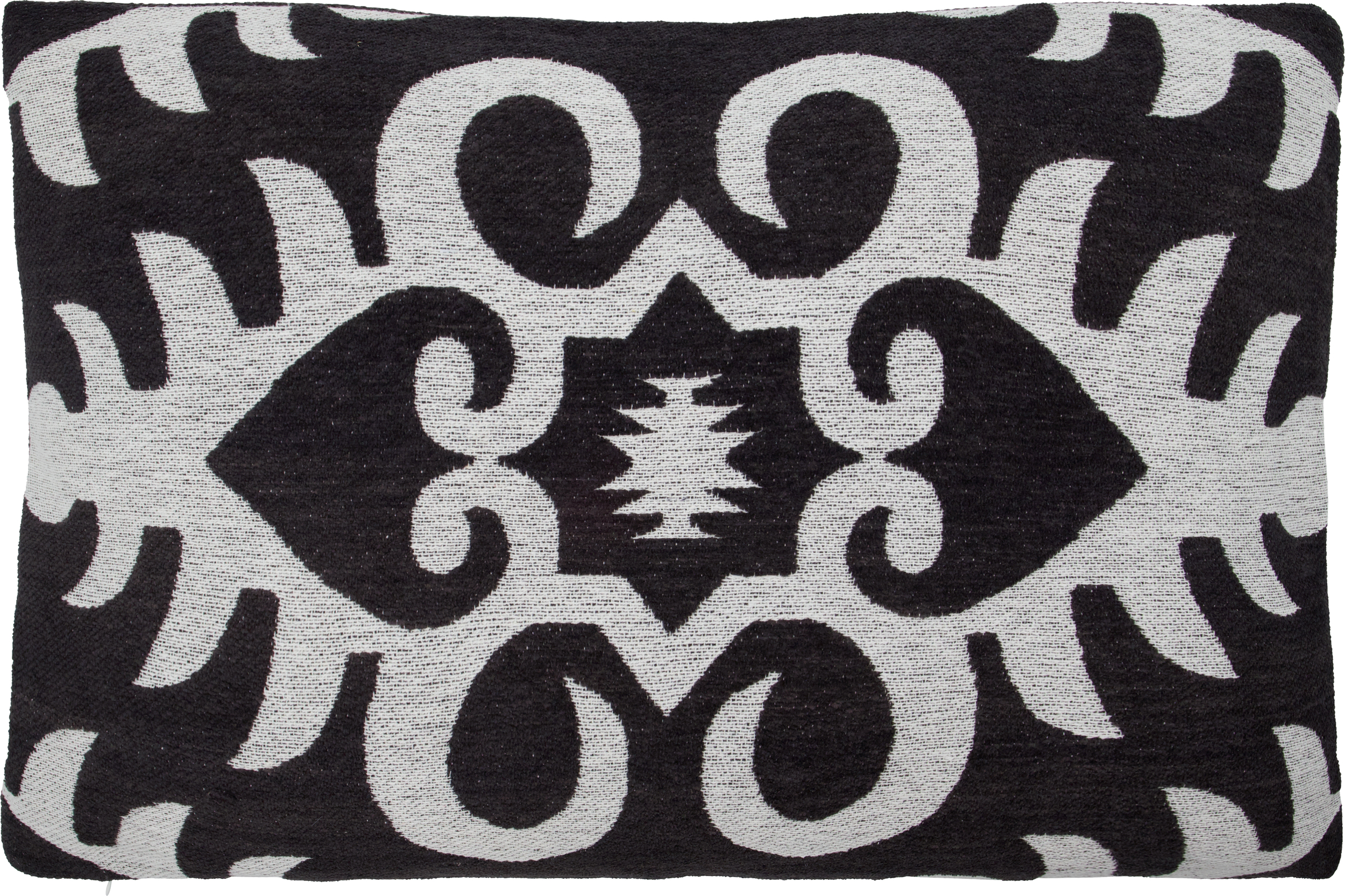 HDAmici Kissenbezug 40 x 60 cm, creme-schwarz