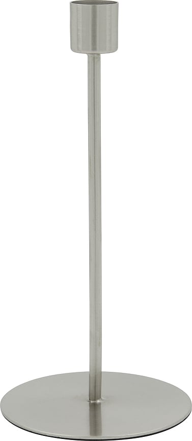 HDAnit Κηροπήγιο για κλασικό κερί, 20 cm, ασημί