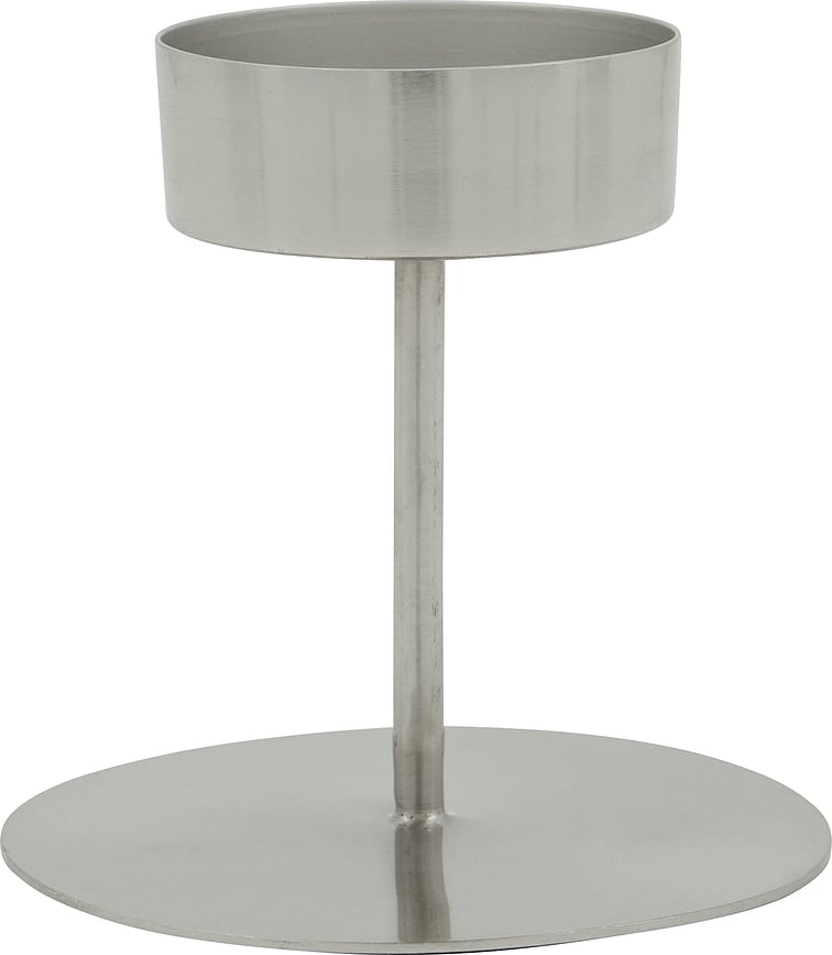 HDAnit Κηροπήγιο για ρεσό, 10 cm, ασημί