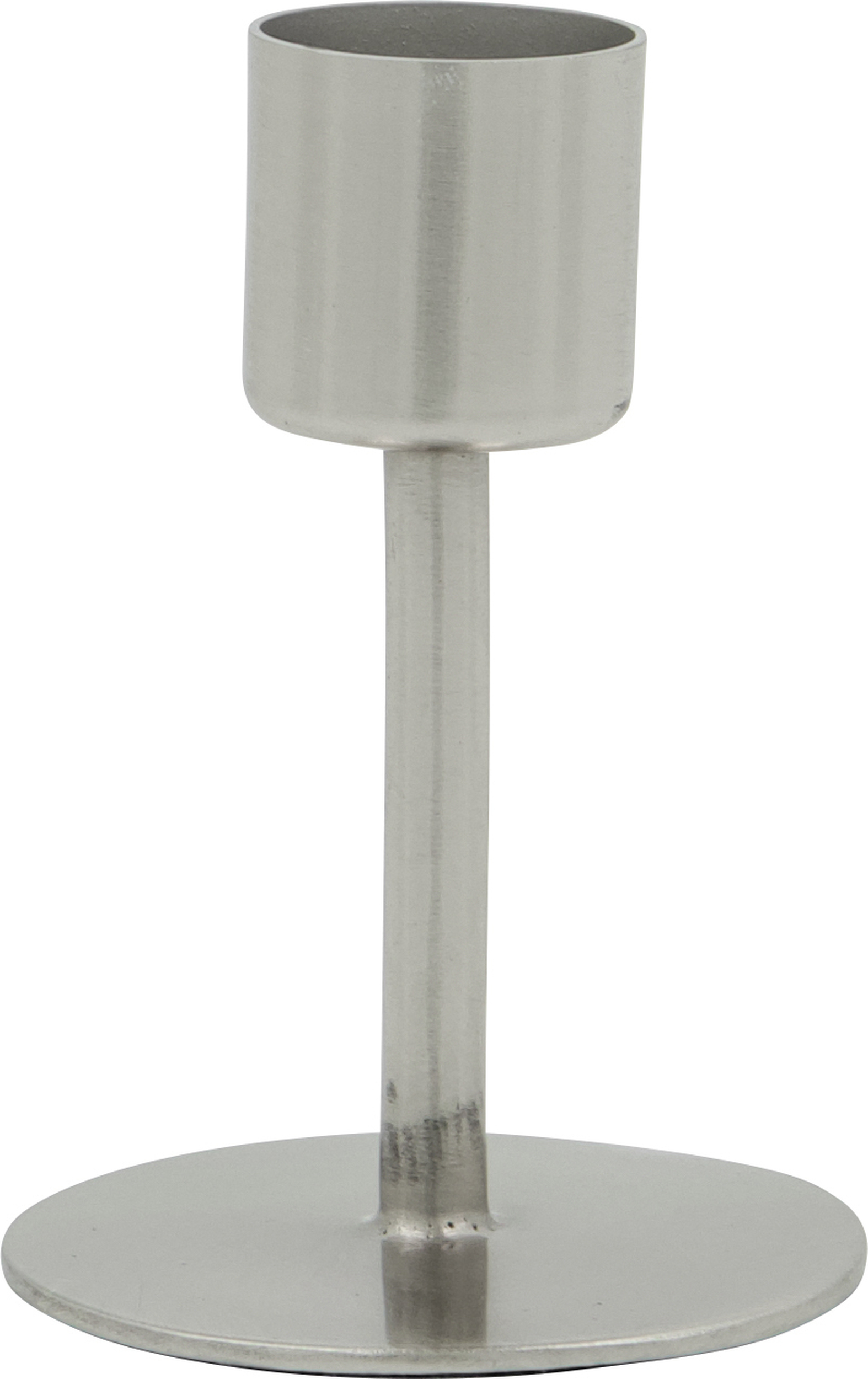 HDAnit Kerzenhalter für Stabkerzen 7 cm, silber