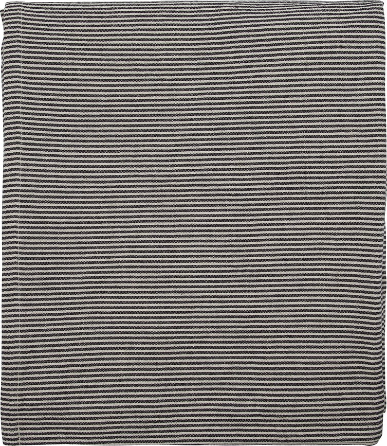 HDBlock Τραπεζομάντιλο ριγέ, 260 x 150 εκ., μαύρο