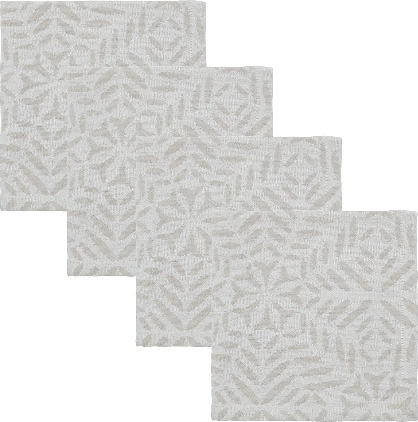 HDClip Πετσέτες υφασμάτινες, 40 x 40 εκ., γκρι, 4 τμχ