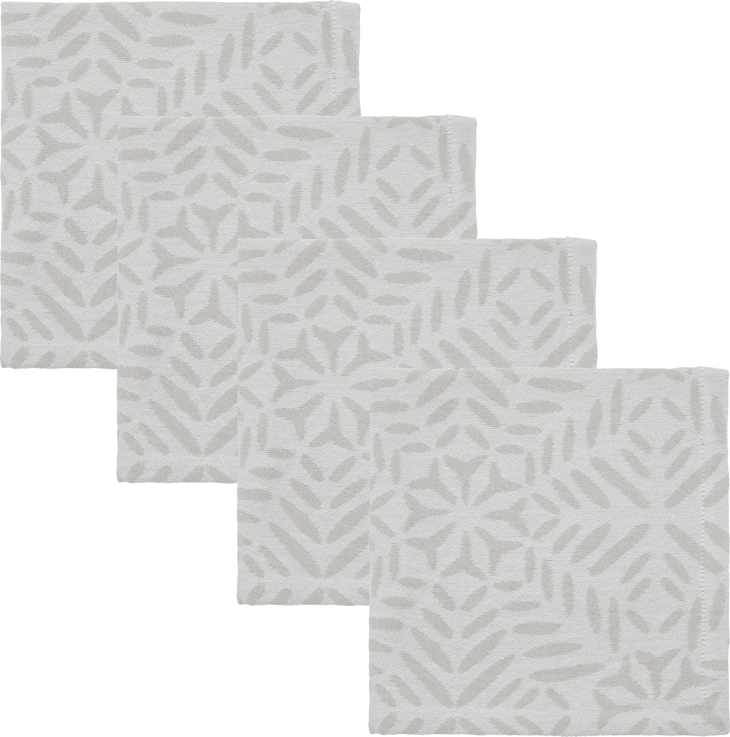 HDClip Stoffservietten 40 x 40 cm, grau, 4 St.