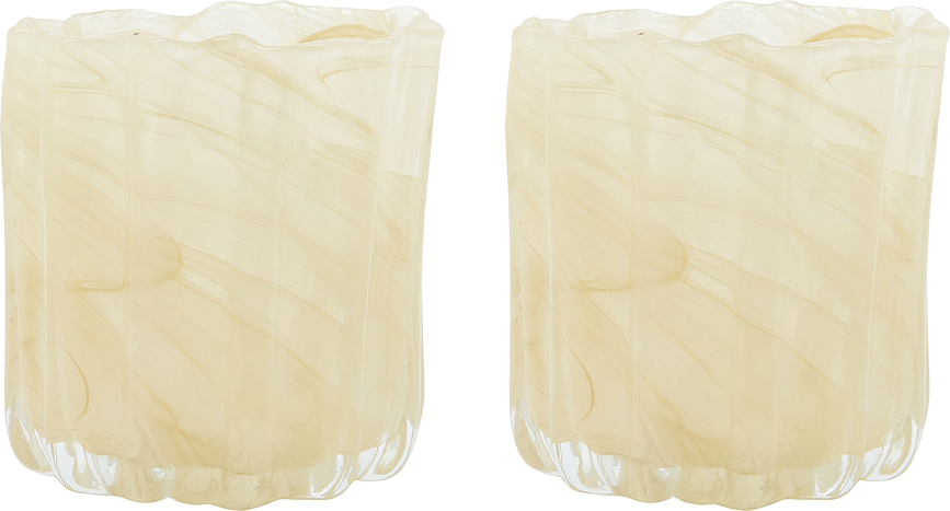 HDCurl Photophores pour bougies chauffe-plat, Lot de 2