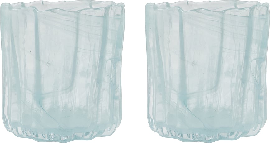 HDCurl Svijećnjaci za lučice svijetlo plavi 2 kom.