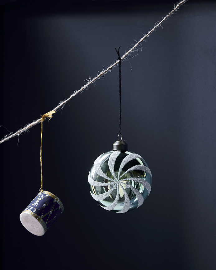 HDDelic Décorations de Noël, vert menthe, Lot de 4