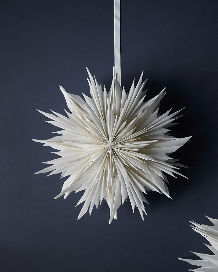 HDDust Étoile de Noël, 22 cm, blanc cassé