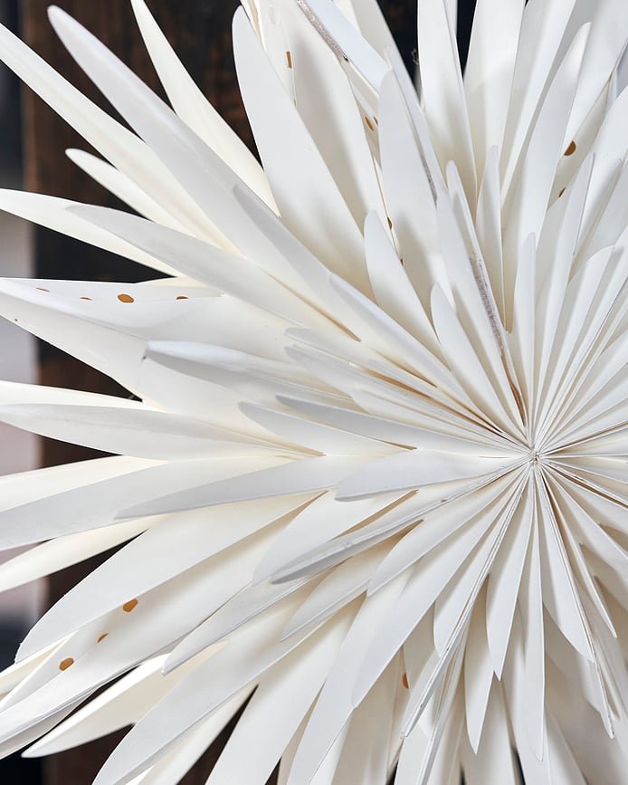 HDDust Étoile de Noël, grande, beige clair