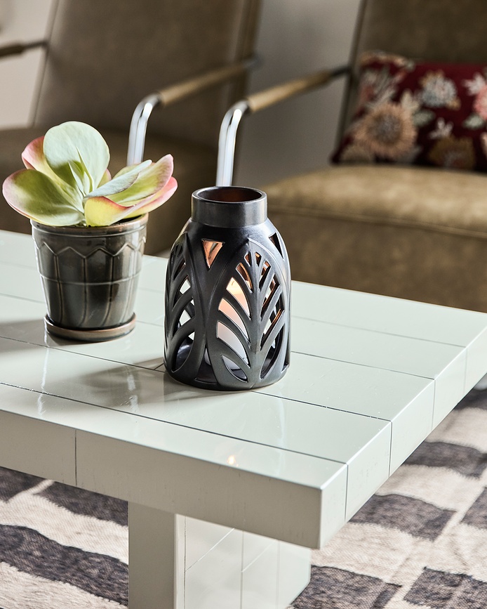 HDElm Lanterne 22 cm, noire