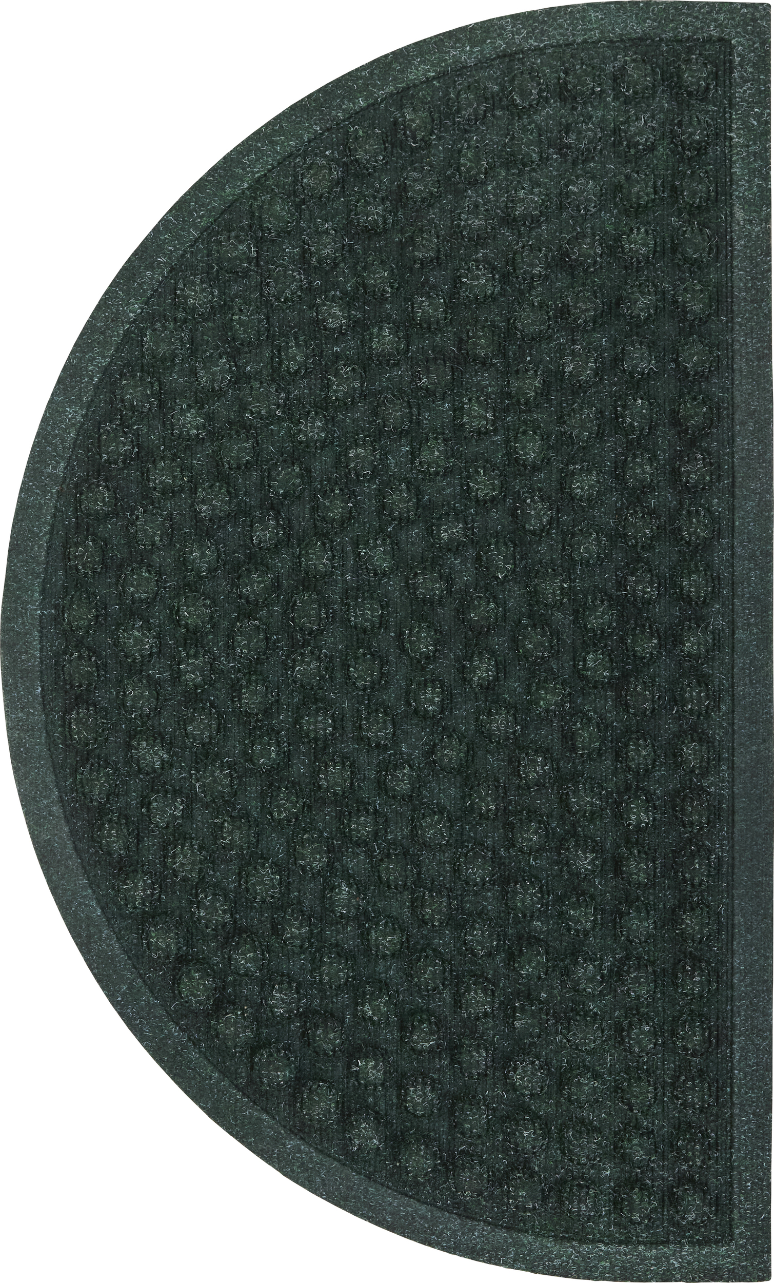 HDEntry Fußmatte halbrund 75 x 45 cm, grün