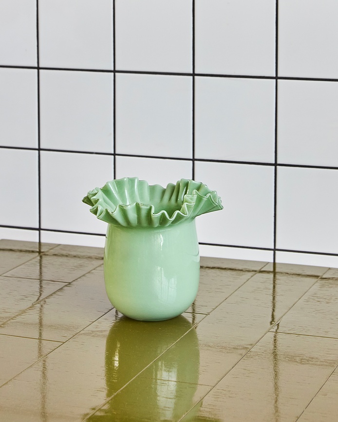 HDFlee Vaza, 20 cm, pastelno zelena