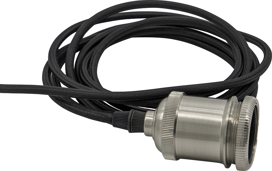 HDFly Câble pour lampes suspendues, noir