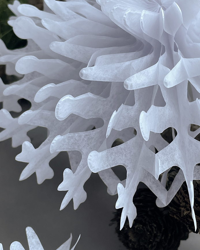 HDFold Διακοσμητικό Χριστουγεννιάτικο, S, λευκό